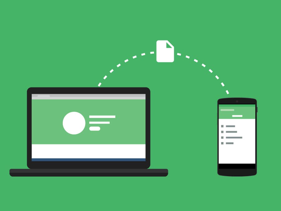 روش های انتقال عکس از لپ‌تاپ به گوشی اندروید