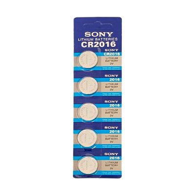 باتری سکه ای سونی مدل 2016 بسته 5 عددی