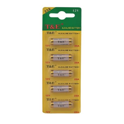 باتری ریموتی T&E 23A ورق 5 عددی