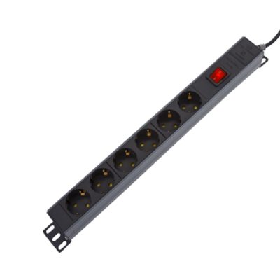 پاور ماژول شش خانه پارت مدل 2253 ارت دار کابل 1.8 متر