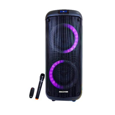 اسپیکر پارتی باکس مچر مدل MR-1800 2*6.5 با میکروفون