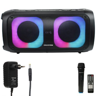 اسپیکر پارتی باکس مچر مدل MR-1400 2*6 70cm با میکروفون