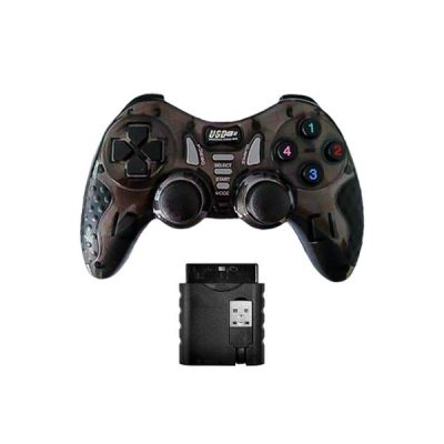 دسته بازی تکی شوک دار بی سیم HJ-041 7IN1