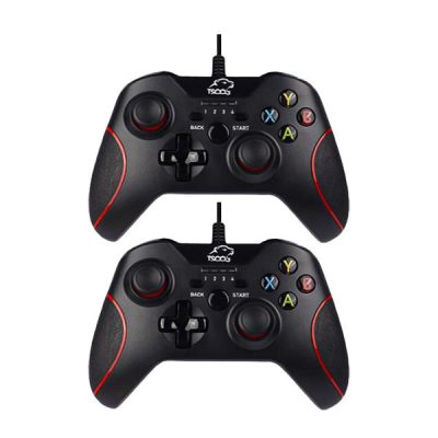 دسته بازی دوبل شوک دار تسکو مدل TG 120 X2