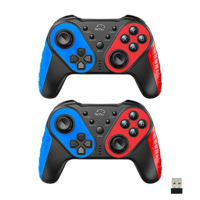 دسته بازی بی سیم دوبل شوک دار تسکو مدل TG 150W X2