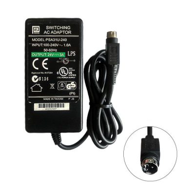 آداپتور برق فیش پرینتری 24 ولت 3 آمپر