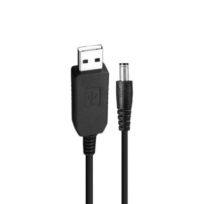 کابل افزاینده ولتاژ USB-5V به DC-12V