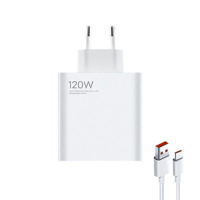 شارژر دیواری شیائومی 120W مدل MDY-12-EH به همراه کابل Type-c