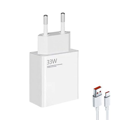 شارژر دیواری شیائومی 33W QC3.0 مدل MDY-11-EX به همراه کابل Type-c