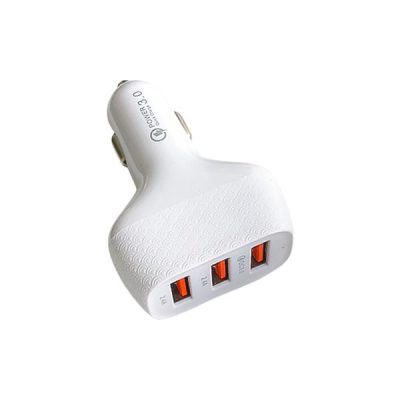 شارژر فندکی 3 پورت QC3.0 3A  مدل LDO-333