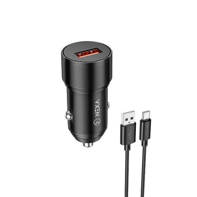 شارژر فندکی Nexa QC3 18W مدل R18 به همراه کابل Type-C