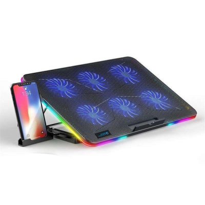 پایه خنک کننده لپ تاپ گیمینگ کول کلد مدل F5-K42 6FAN RGB