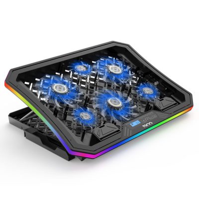 پایه خنک کننده لپ تاپ گیمینگ تسکو مدل  GCLP 3150 RGB تنظیم ارتفاع