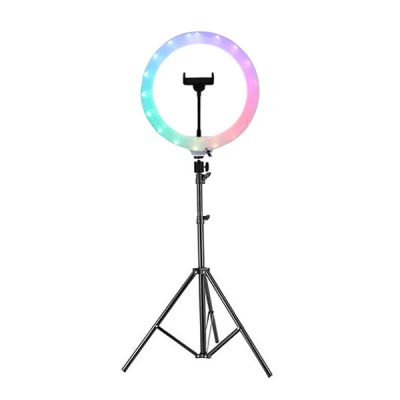 رینگ لایت RGB مدل 3D-36 به همراه پایه