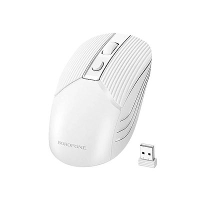 ماوس بی سیم سفید بروفون مدل BG5