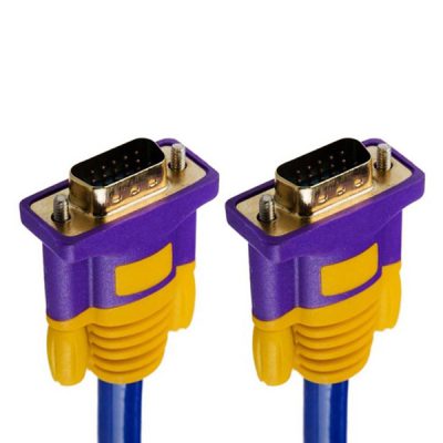 کابل VGA 3+9 دی نت طول 20 متر بنفش