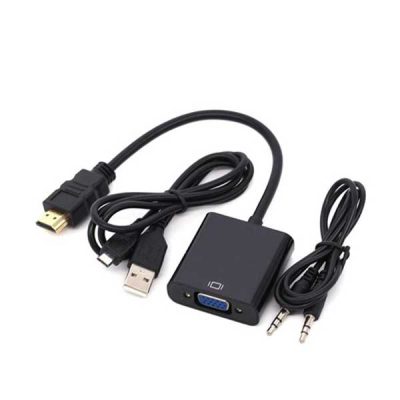 تبدیل HDMI به VGA با خروجی Audio مدل 007