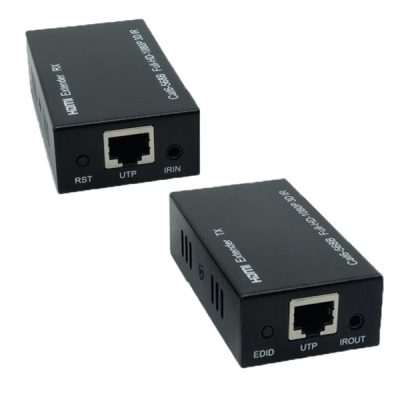 تبدیل اکستندر اچ اند ام HDMI 1080p 60M با کابل شبکه