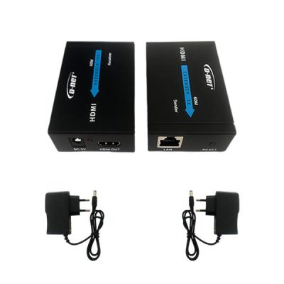 تبدیل اکستندر HDMI 60M دی نت با کابل شبکه
