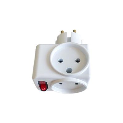 سه خانه برق تپل کلید دار اطلس مدل 206