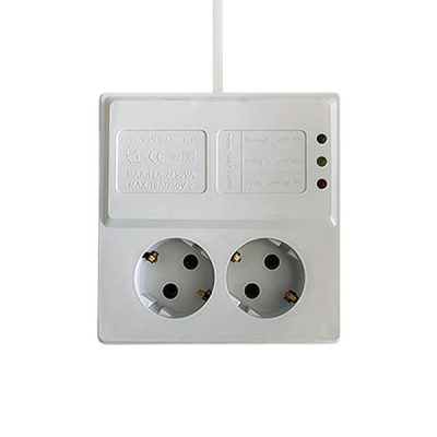 محافظ برق دو خانه ارت دار یخچال فرحان مدل FEP 222 کابل 1.8 متر