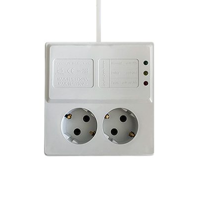 محافظ برق دو خانه ارت دار یخچال فرحان مدل FEP 222-5 کابل 5 متر