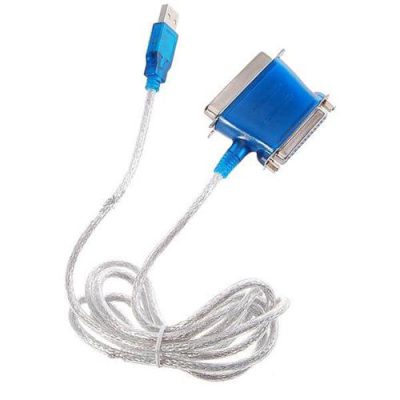 تبدیل پارالل به USB دو سر مدل ۱۸۶