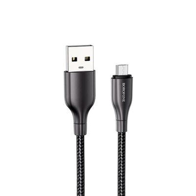کابل تبدیل USB به MicroUSB بروفون مدل BX45 طول 1 متر