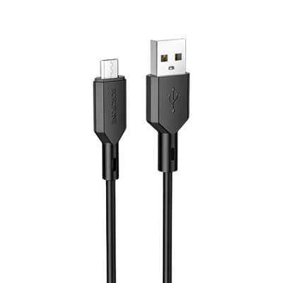 کابل تبدیل USB به MicroUSB بروفون مدل BX70 طول 1 متر