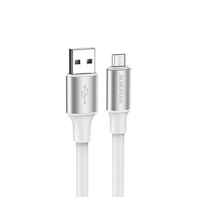 کابل تبدیل USB به MicroUSB بروفون مدل BX82 طول 1 متر