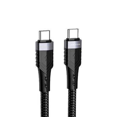 کابل دو سر تایپ سی 60W بروفون مدل BU35 طول 1.2 متر