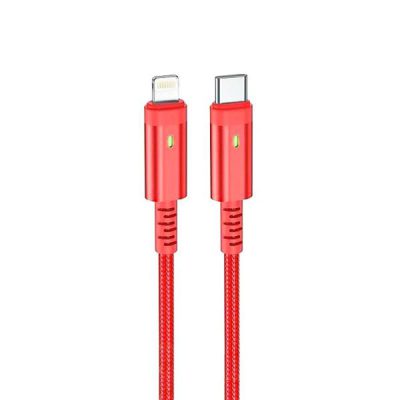 کابل تایپ سی به لایتنینگ 20W بروفون مدل BU38 طول 1.2 متر