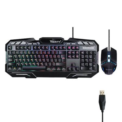 کیبورد و ماوس مخصوص بازی وریتی مدل V-KB6126GCW