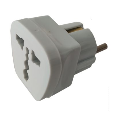 تبدیل برق 3 شاخه به 2 شاخه برنجی 16A مدل 071