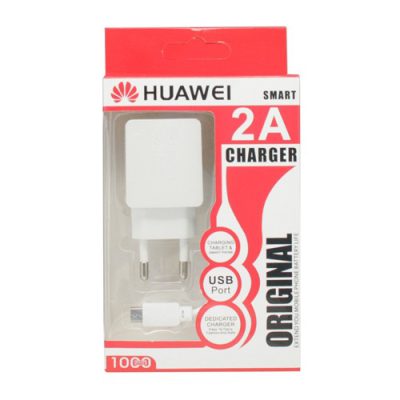 شارژر و کابل تبدیل USB به MicroUSB هوآوی مدل P6 640