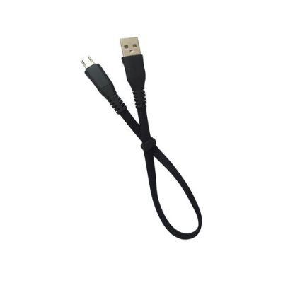 کابل USB به MicroUSB پاوربانکی فلت مدل 413 طول 30cm