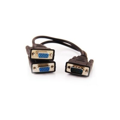 کابل ۱ به ۲ مانیتور دی-نت مشکی  مدل ۱۲۴