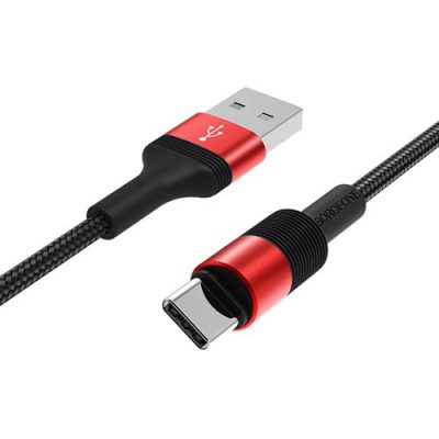 کابل تبدیل USB به Type-C بروفون مدل BX2 طول 1 متر
