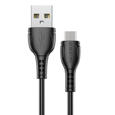 کابل تبدیل USB به MicroUSB بروفون مدل BX51 طول 1 متر