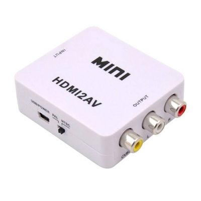 تبدیل HDMI به AV درجه ۱ مدل ۱۲۷ رزولوشن ۱۰۸۰P