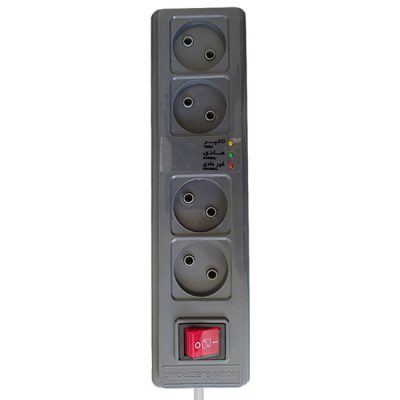 چهارخانه و محافظ برق مبین الکترونیک مدل 072 طول کابل 3 متر