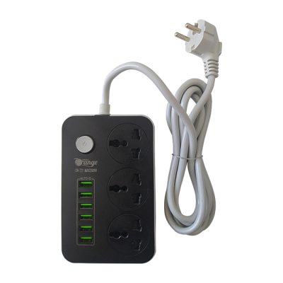 سه خانه برق اورنج مدل OR-T21 طول 2 متر