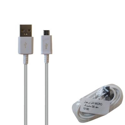 کابل تبدیل USB به MicroUSB سامسونگ مدل S6-10180 طول 1.2 متر