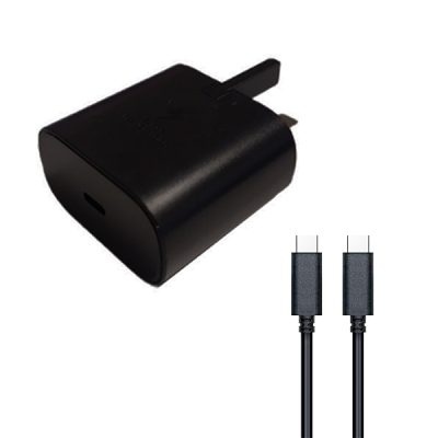 شارژر دیواری سامسونگ مدل EP-TA800 QC-3.0 به همراه کابل Type-C