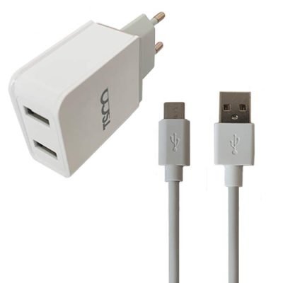 شارژ دیواری تسکو مدل TTC 55 به همراه کابل میکرو