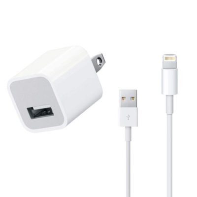 شارژر و کابل تبدیل USB به لایتنینگ مدل MD814CHA