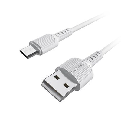 کابل تبدیل USB به MicroUSB بروفون مدل BX16 طول 1 متر