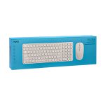 کیبورد و ماوس بی سیم سفید رپو مدل X260S