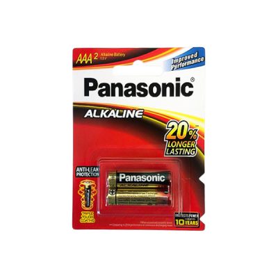 باتری نیم قلمی آلکالاین پاناسونیک مدل LR03T/2B