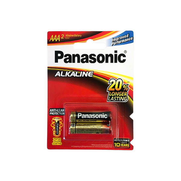 باتری نیم قلمی آلکالاین پاناسونیک مدل LR03T/2B
